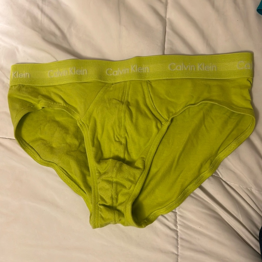 Calvin Klein cotton stretch lowrise hip briefs extra large good condition